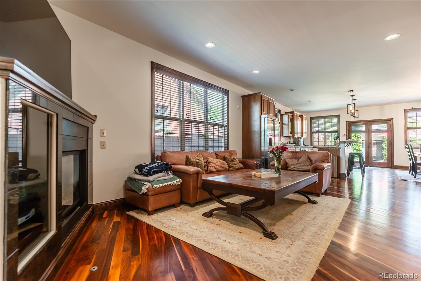 Image 4: Open floor plan with gas fireplace