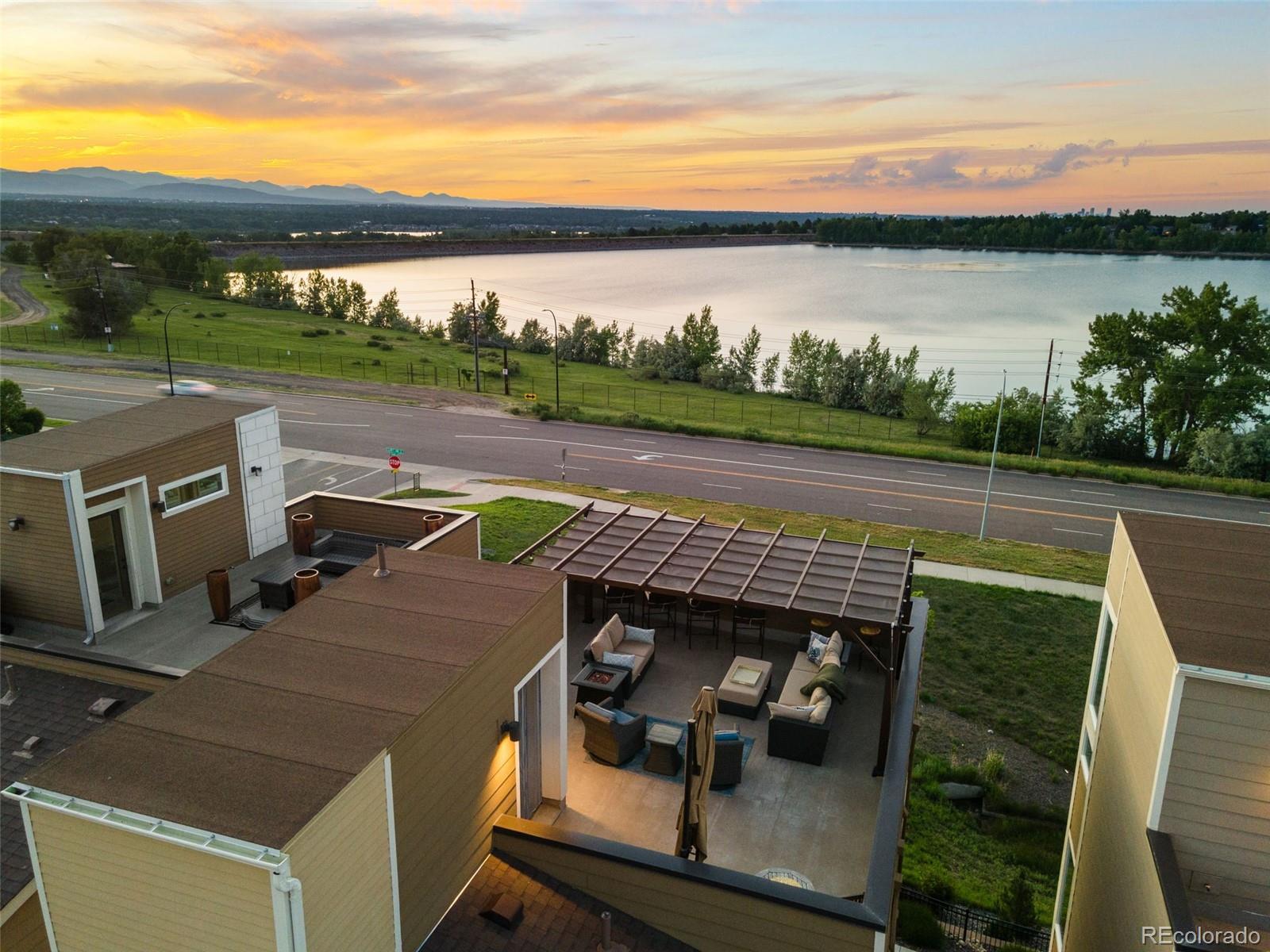 Image 3: Enjoy panoramic views of the front range as well as Mclellan reservoir