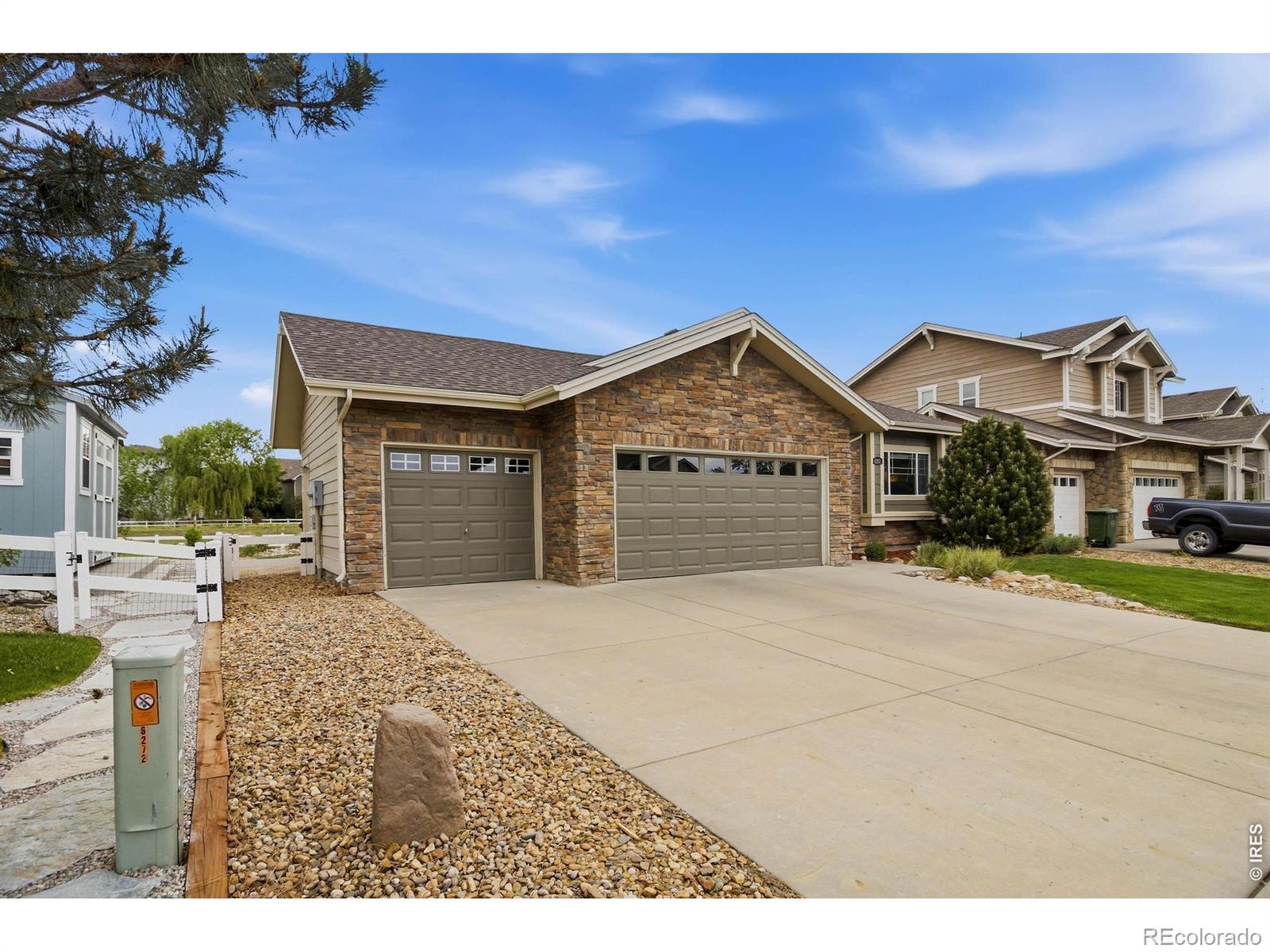 Image 2: Side profile view, rock siding landscaping Image 2: Side profile view, rock siding landscaping