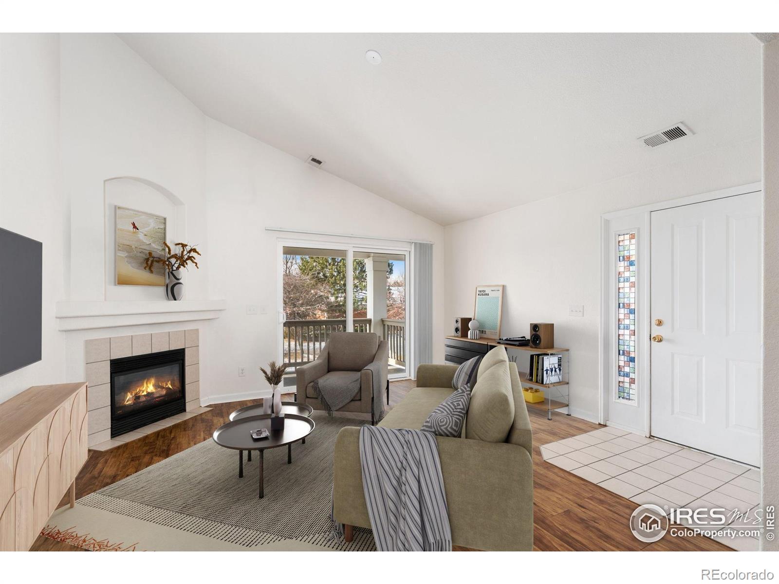 Image 1: Virtually staged living room