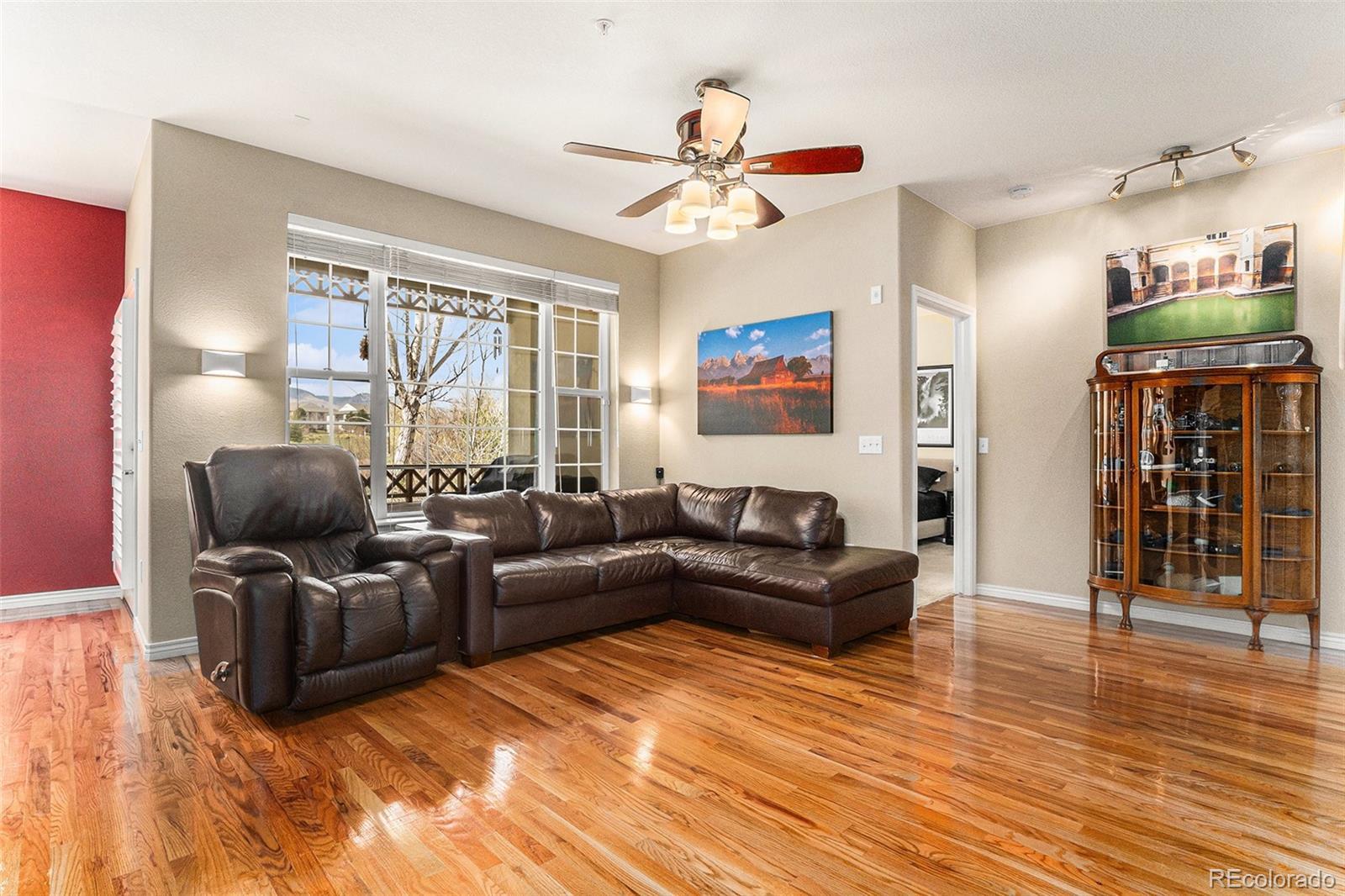 Image 1: Family Room (Red Wall has been painted)