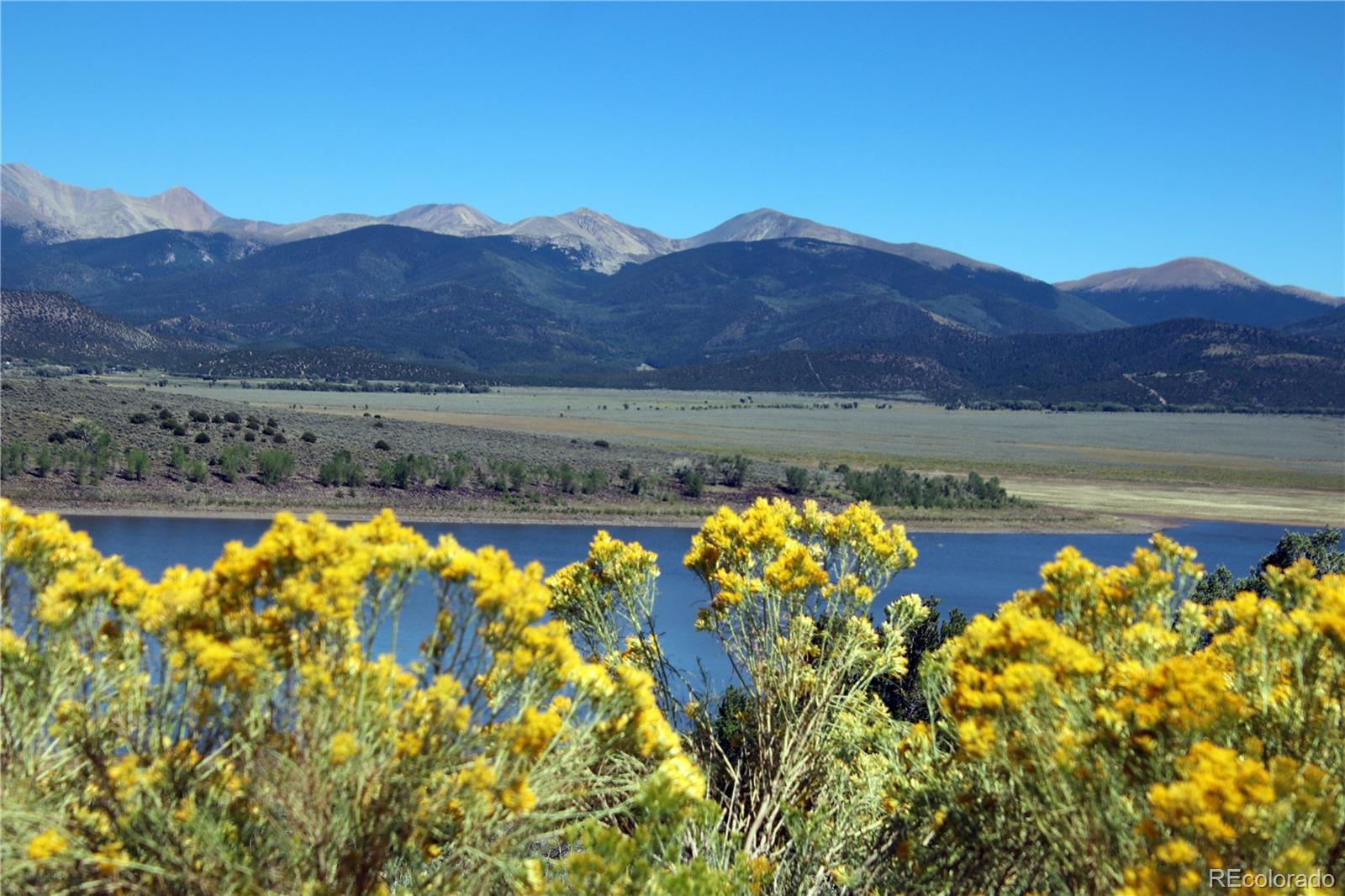 Image 4: The Sangre de Cristo Mountain range and the Sanchez Reservoir. Image 4: The Sangre de Cristo Mountain range and the Sanchez Reservoir.
