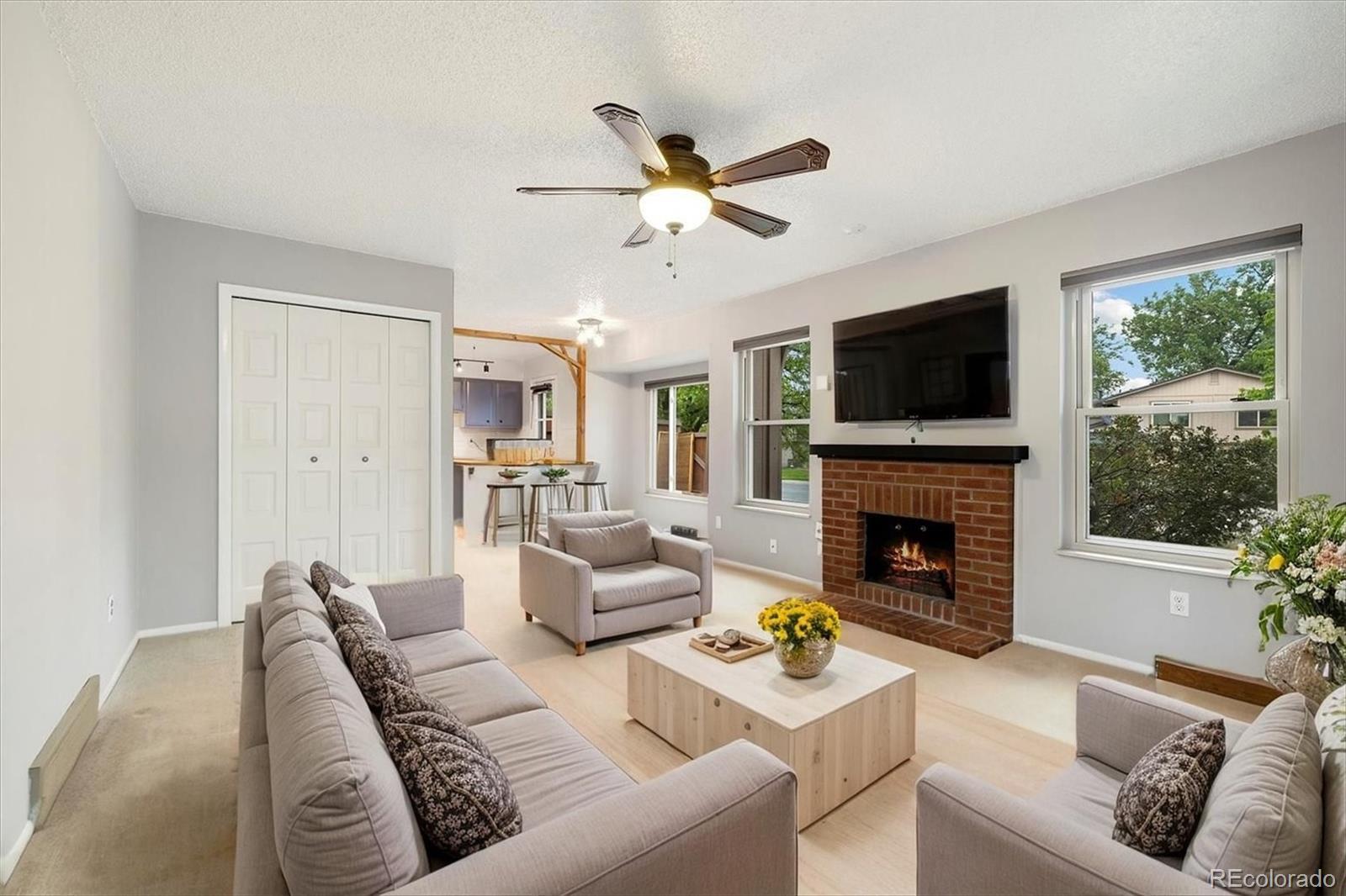 Image 4: Virtually Staged to show you how a professional designer might furnish your home.