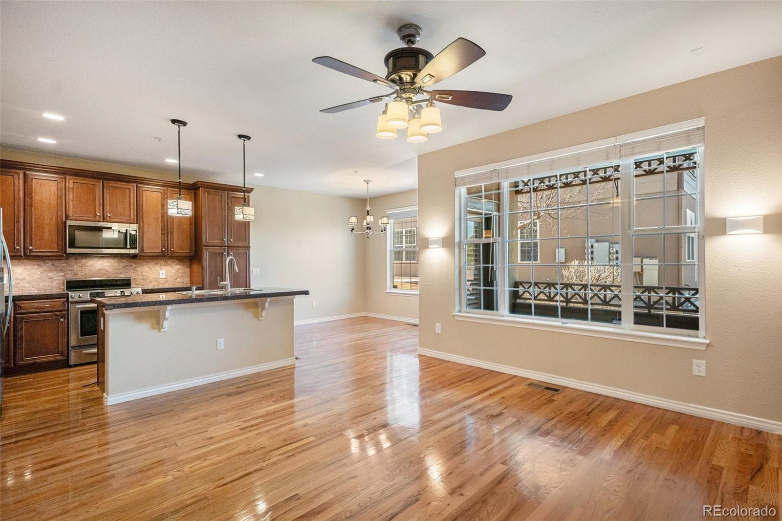 Image 4: Looking in to Kitchen & Dining Area from Family Room
