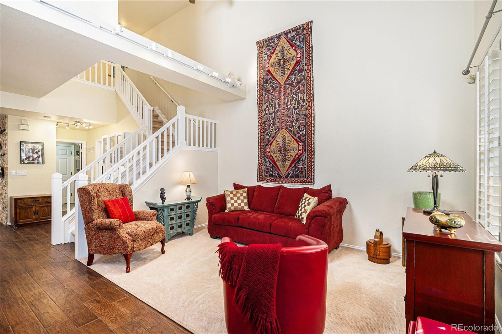 Image 3: Living room looking toward stairs