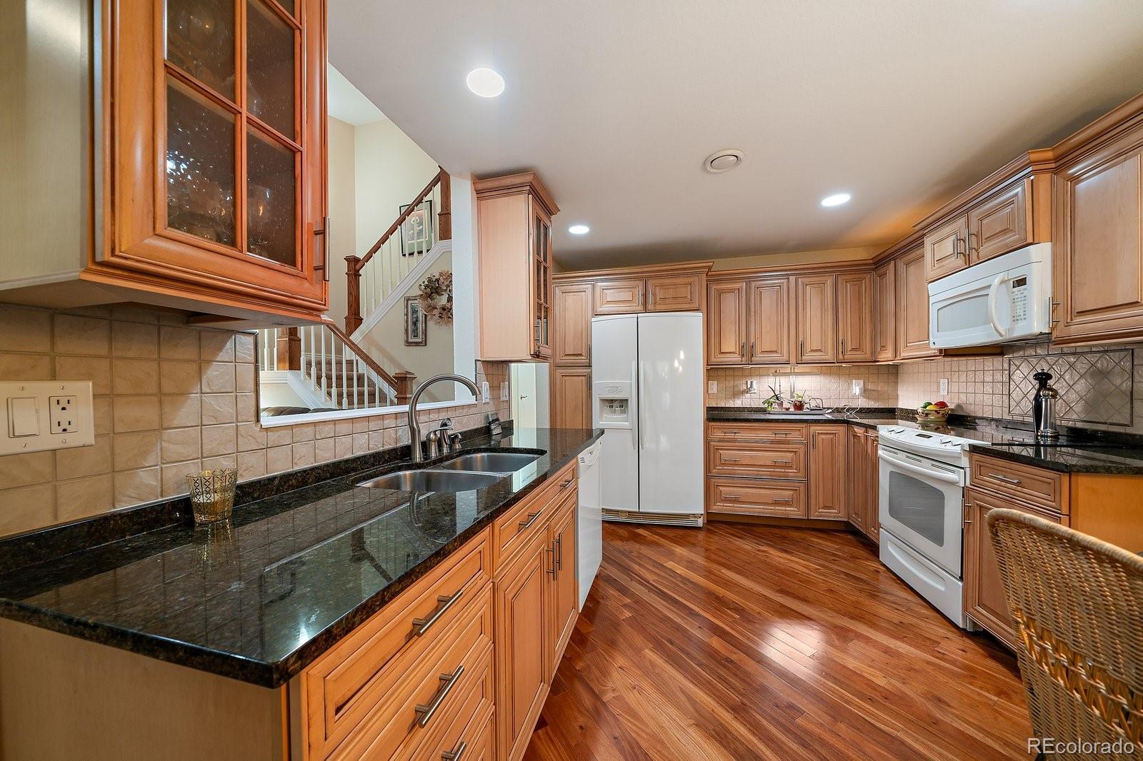 Image 1: gorgeous Brazillian hardwoods on the main level