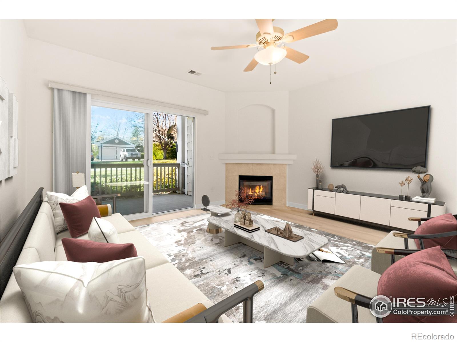 Image 1: Bright and inviting living space filled with natural light!