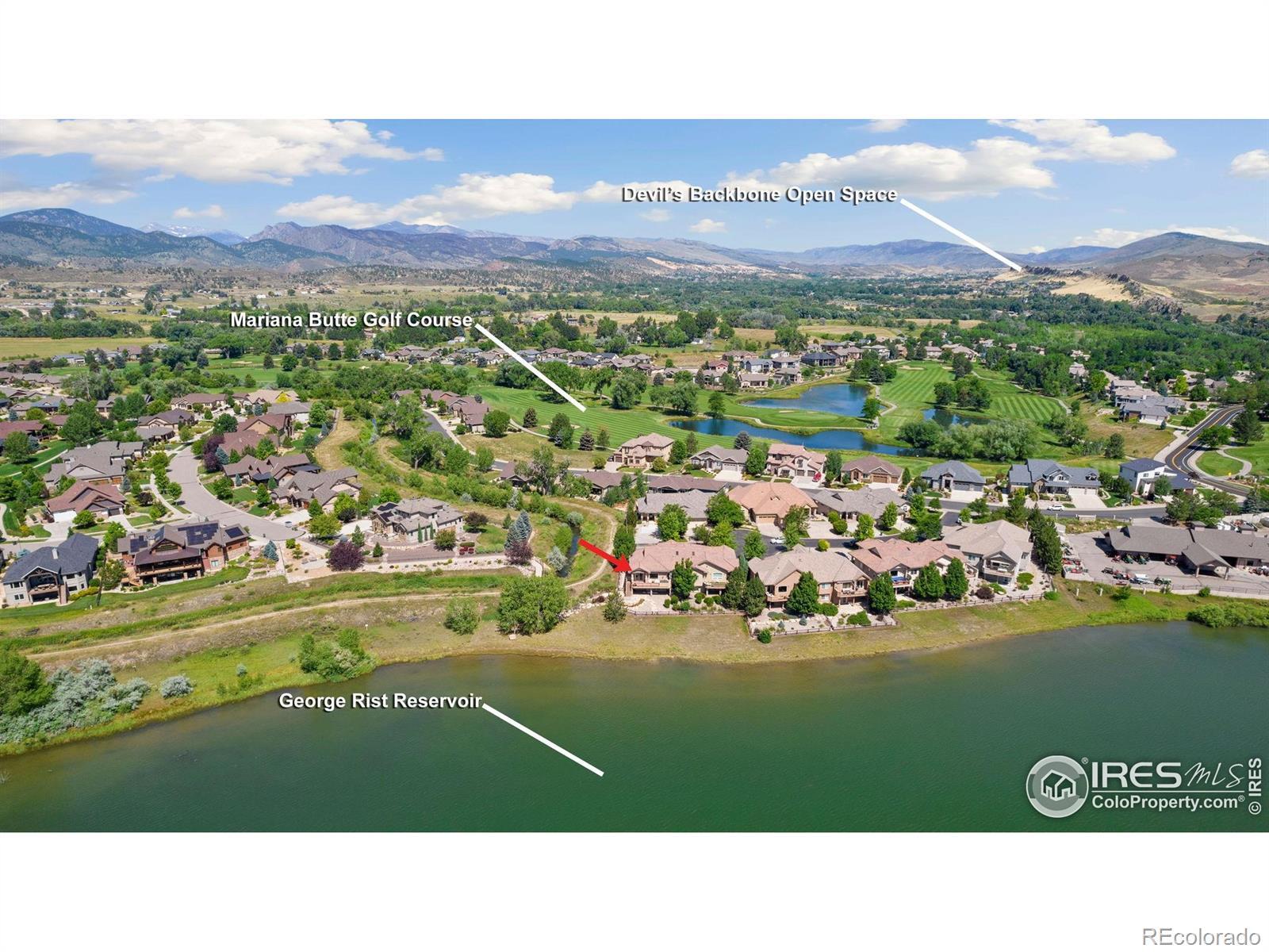 Image 3: Lakefront Home in the Mariana Butte Golf Course neighborhood.  Trails, wildlife, golf and more!
