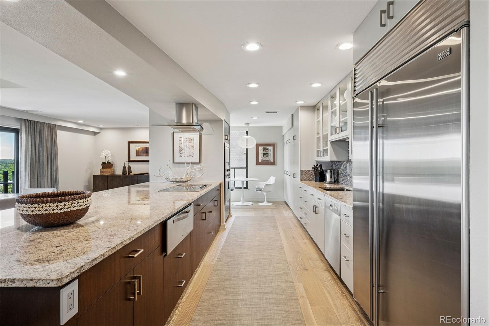 Image 2: Subzero refrigerator, warming drawer make entertaining a breeze.