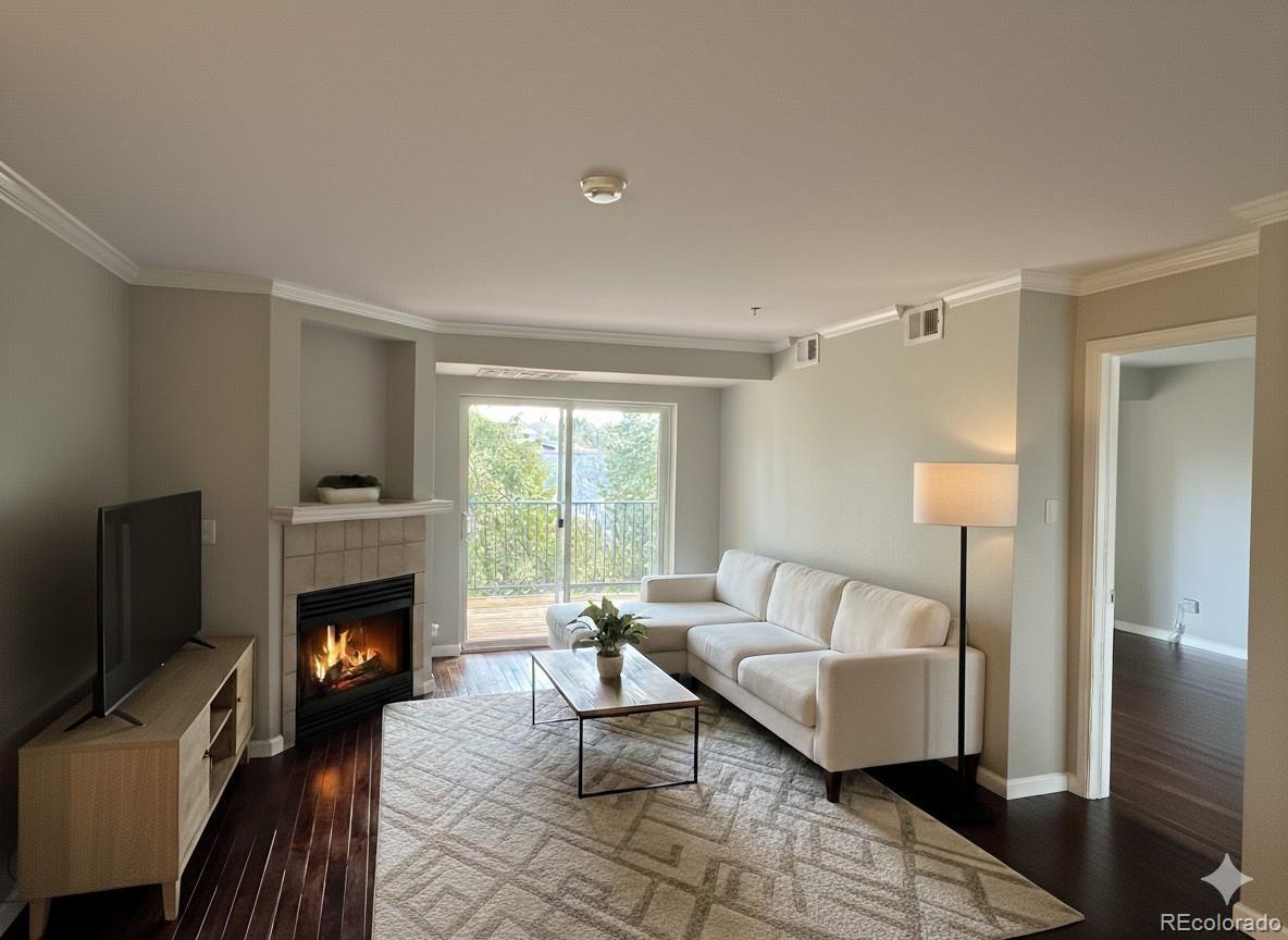Image 2: virtually staged furniture.