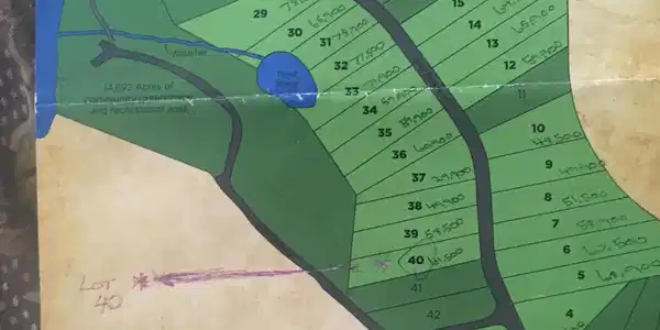 Image 2: map of lots River Rock