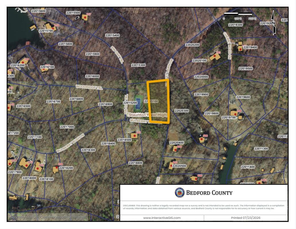 Image 4: Lot 4 from Bedford County GIS