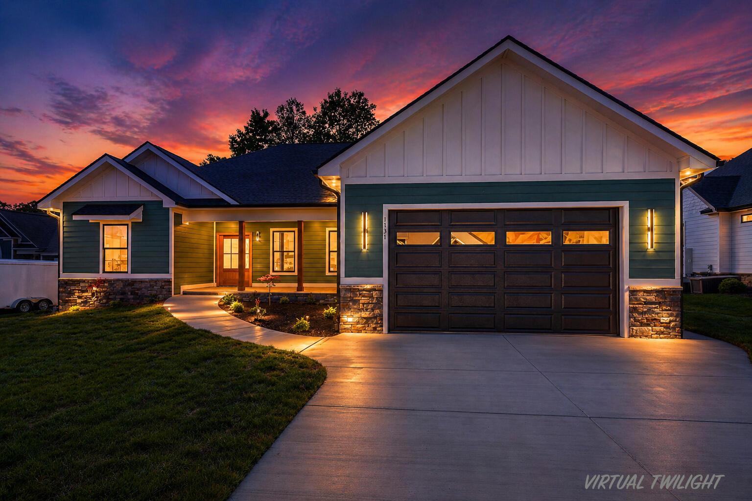 Image 1: 1131 Golf View Court Twilight