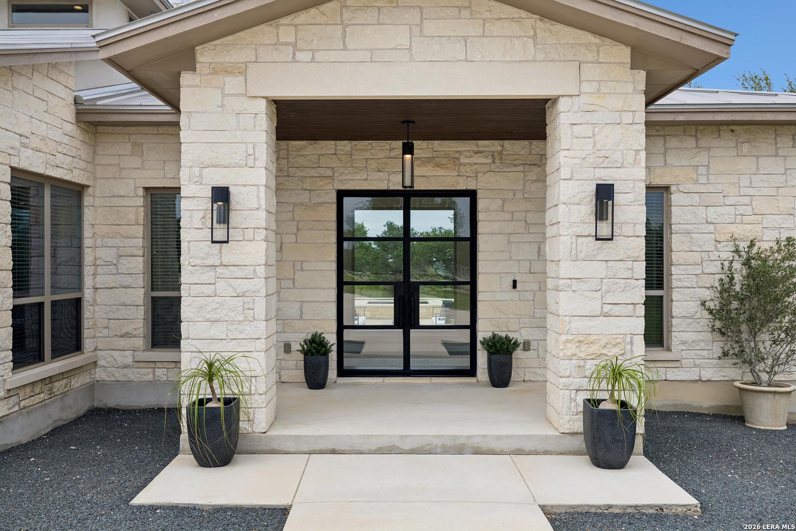 Image 2: Large metal double doors