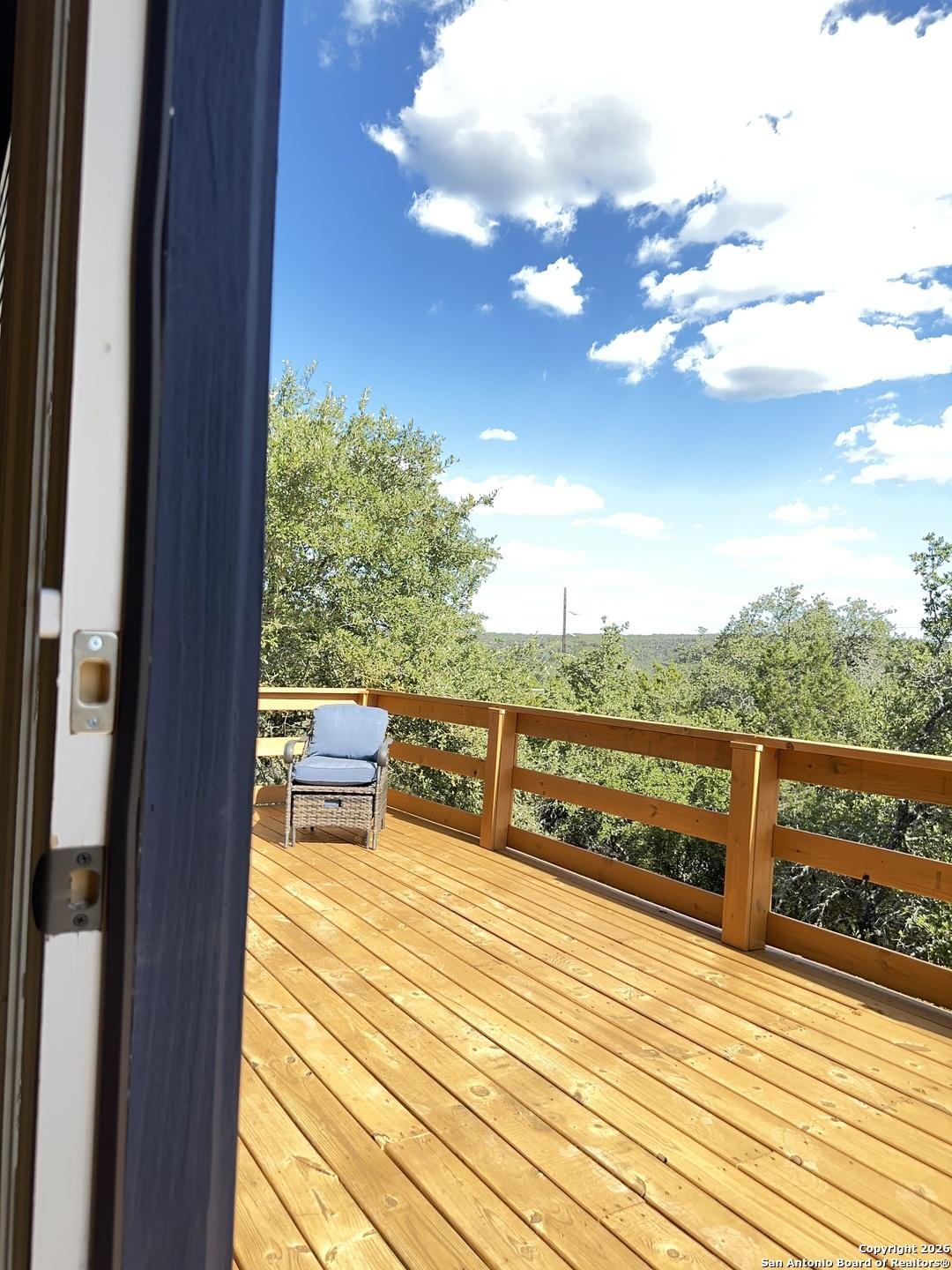 Image 4: View from Inside Deck Door