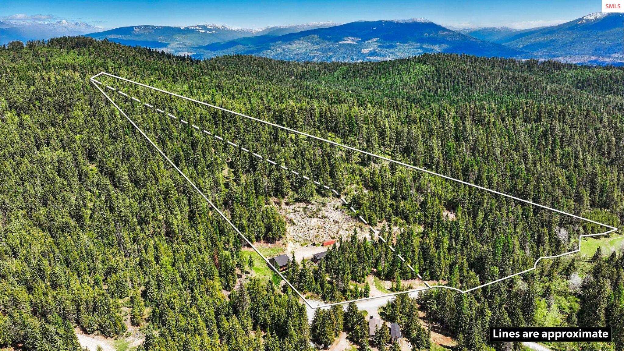 Image 2: Parcel to the left/North w/house. 5 acres