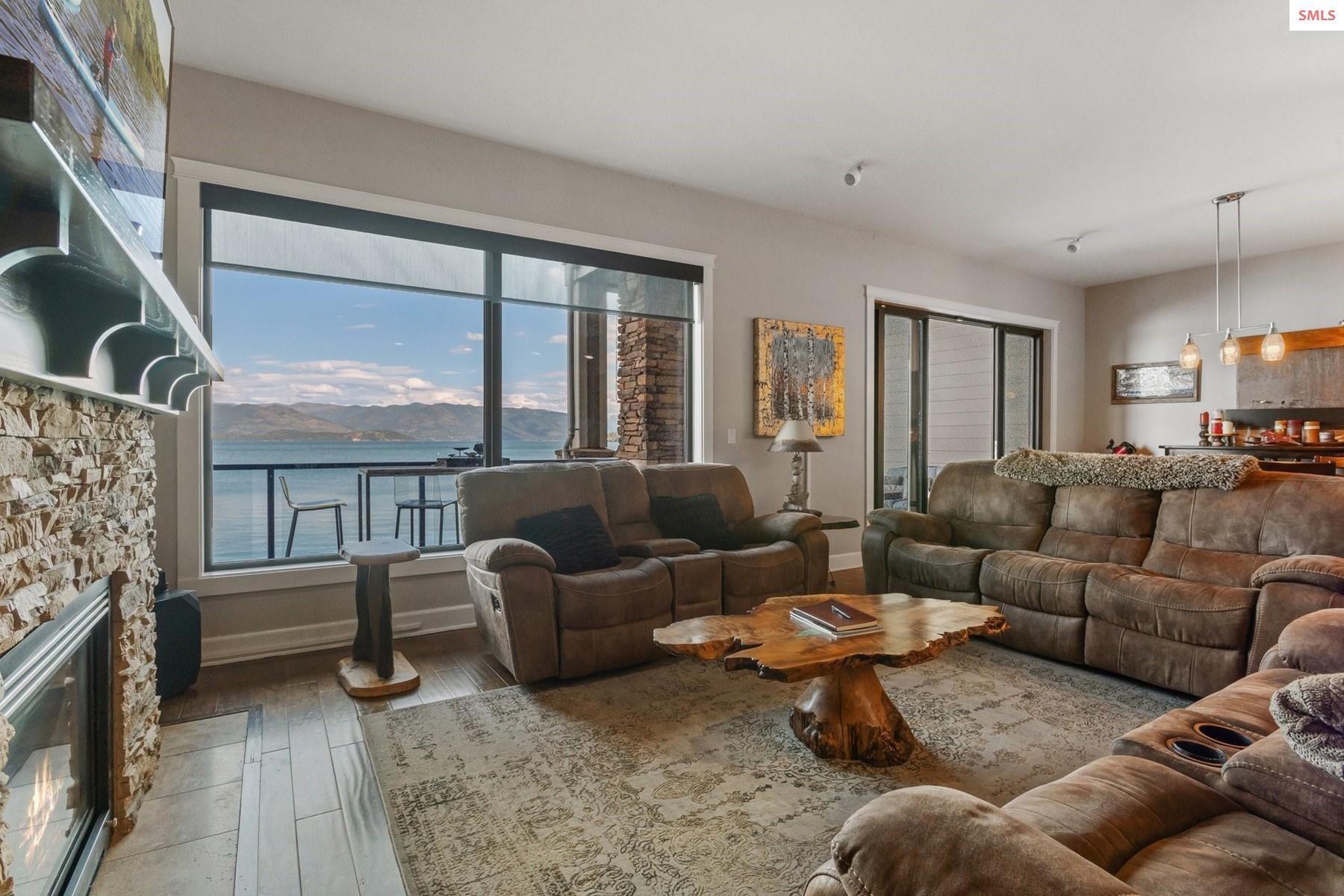 Image 2: The large picture window frames the ever changing views year round inviting you to Dream