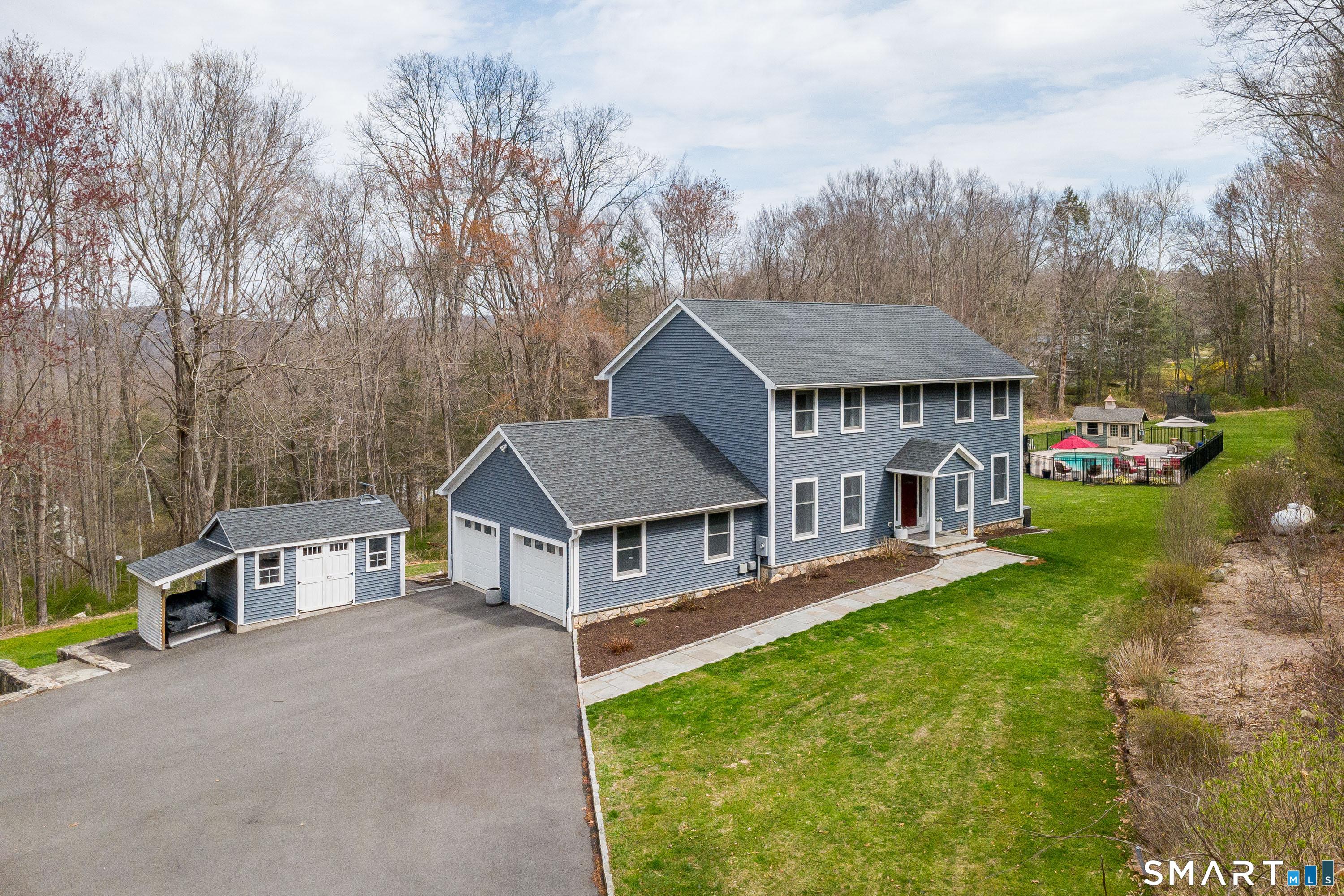 Image 1Front of House: Beautiful Updated Colonial With Saltwater Pool