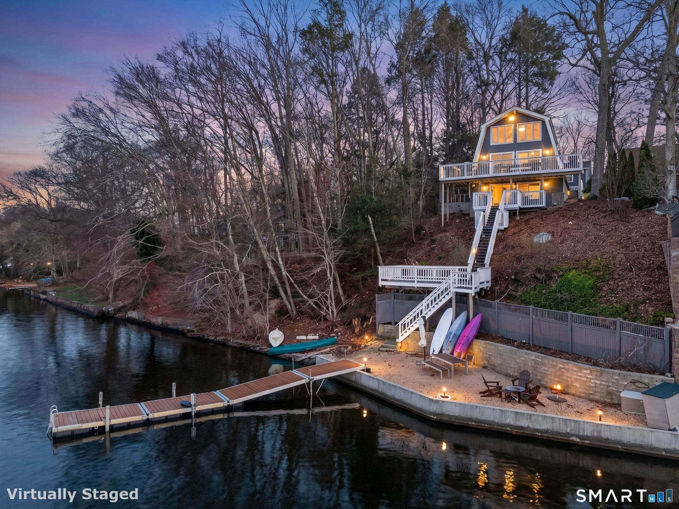 Image 3: Private beach, teakwood dock and 2 levels of balconies that overlook your own 24-hour nature channel!