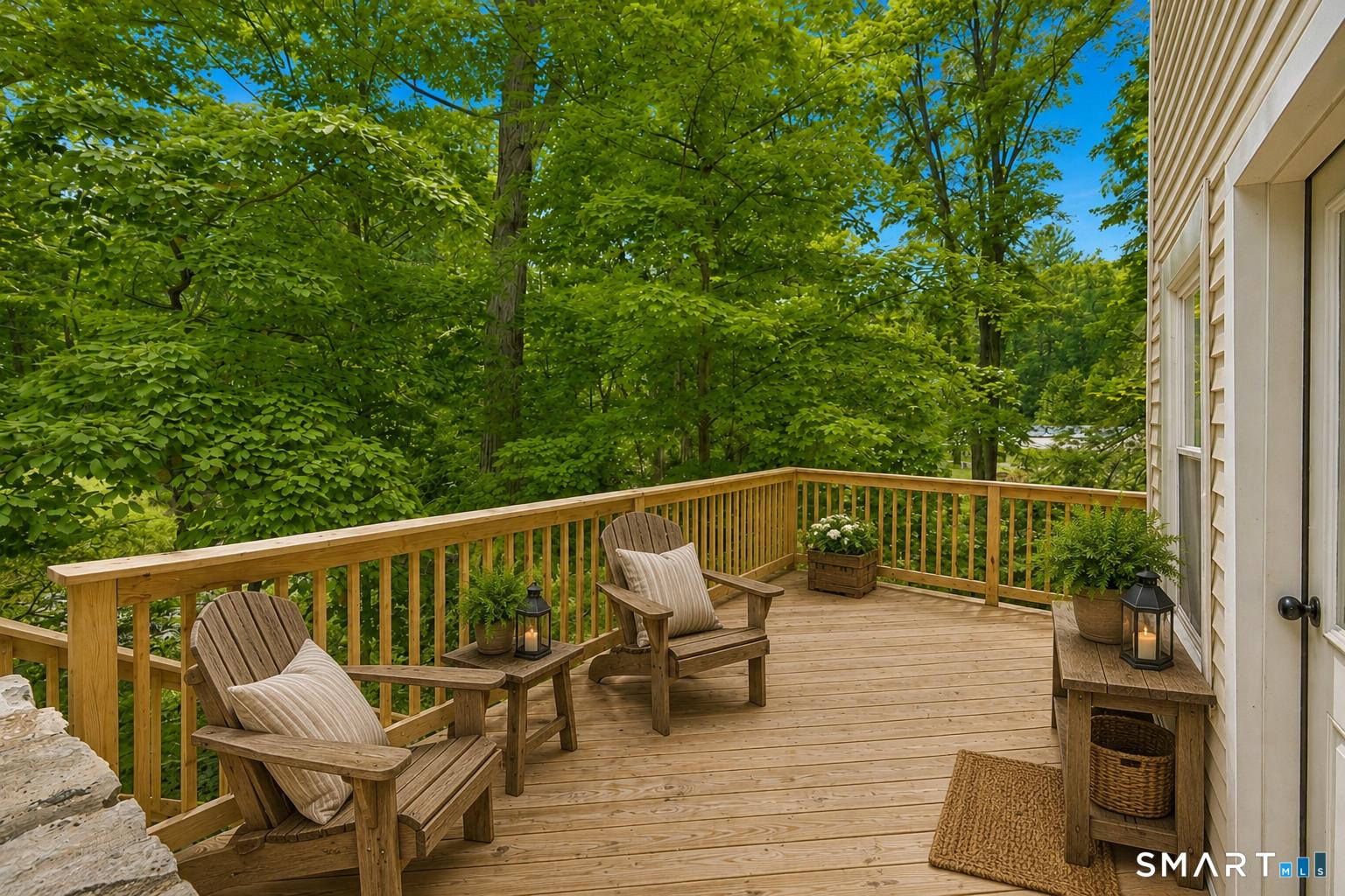 Image 3: WRAPAROUND DECK OVERLOOKING LEE BROOK