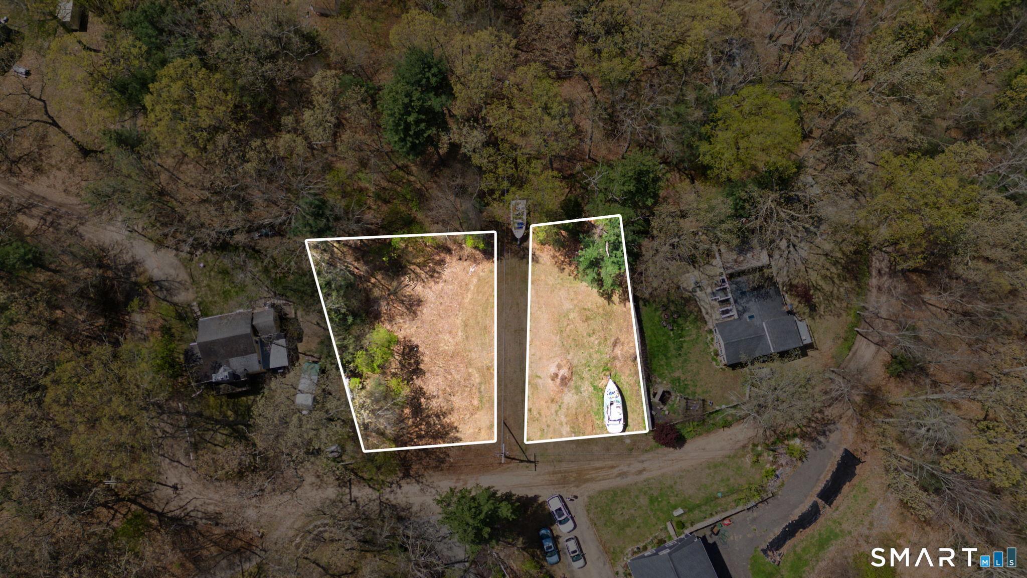 Image 2: Aerial view of combined lots (11 & 9 Sunny Heights Road)