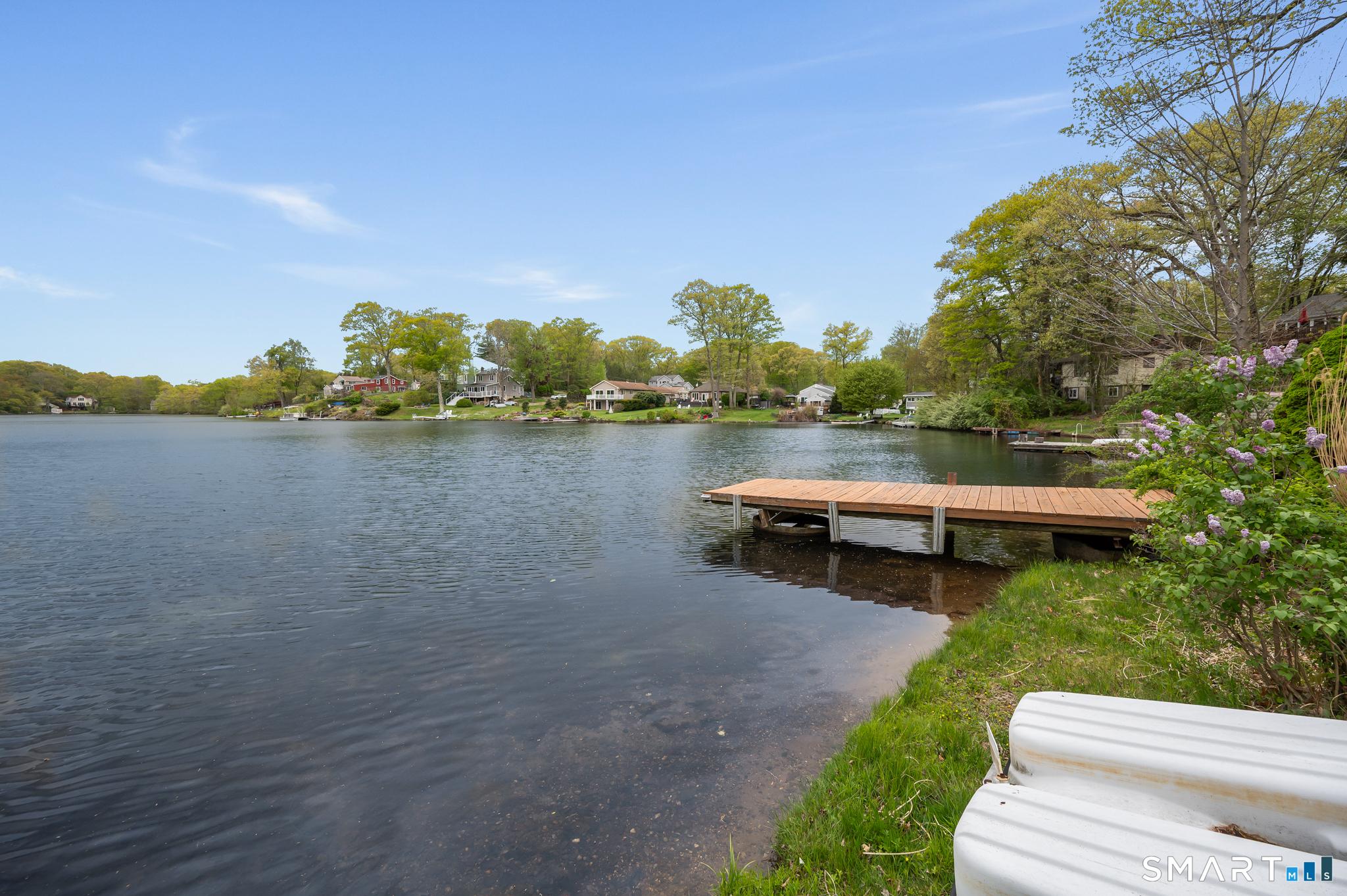 Image 3: View of the dock from the private boat launch.
