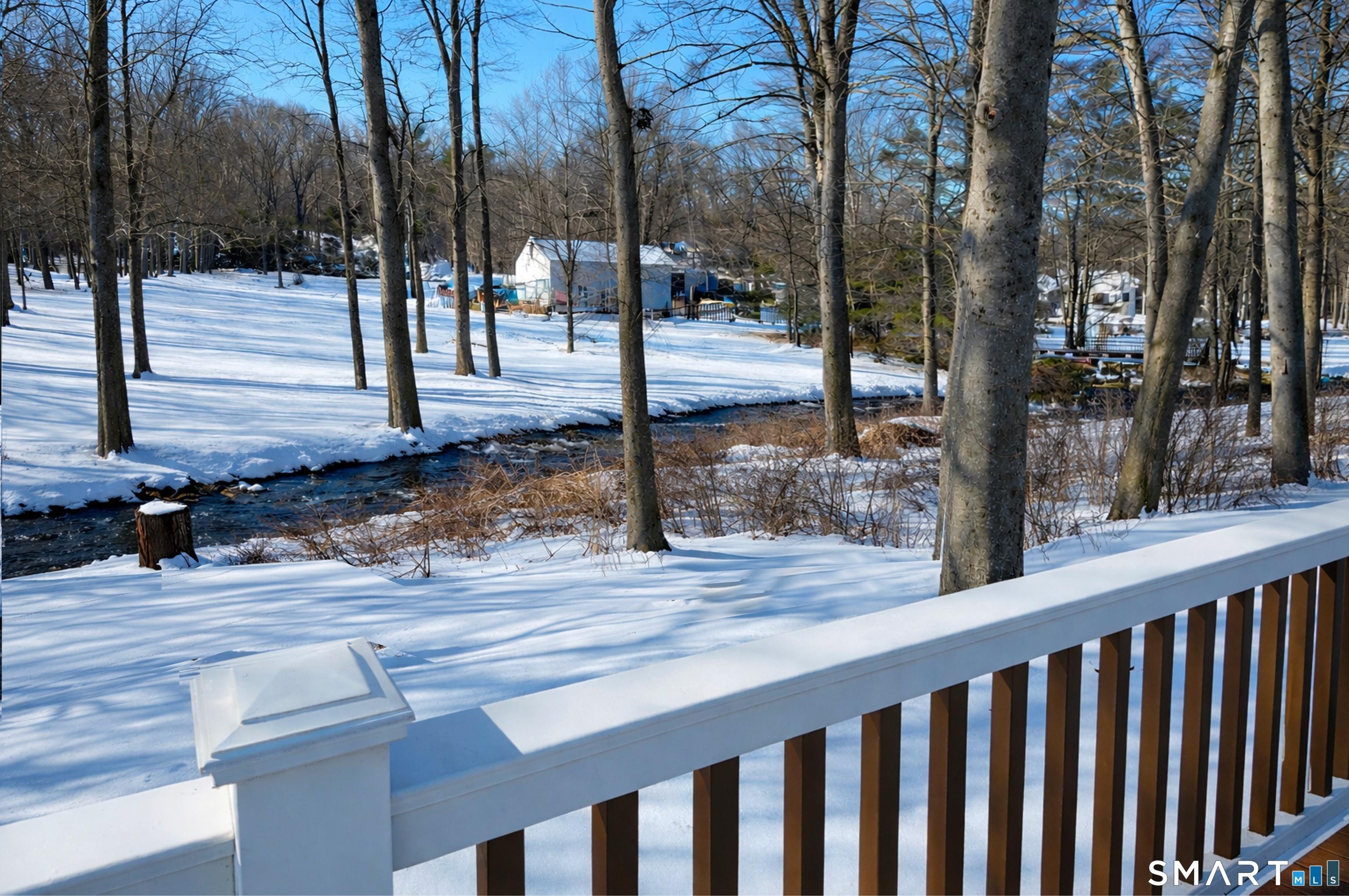 Image 4: View of Brook from back deck