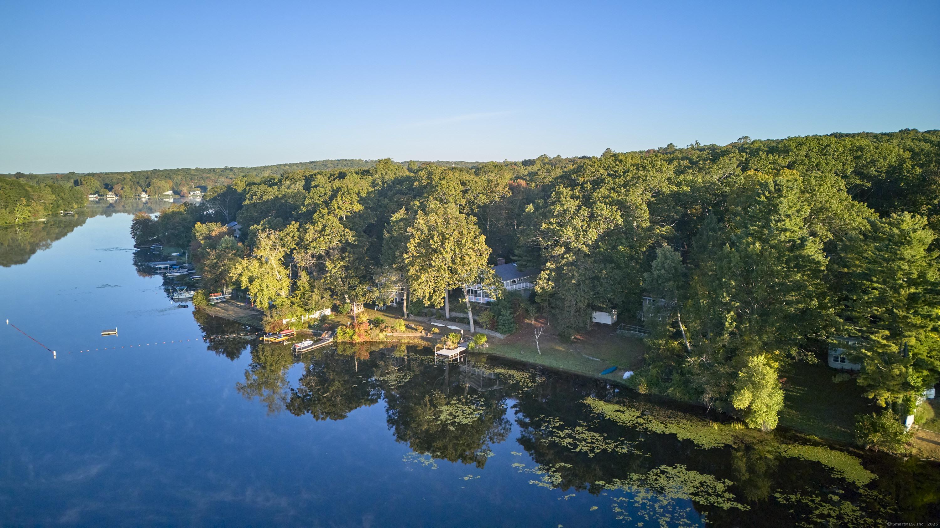 Image 4Aerial View: Aerial of the Cove - The home's private perch above the reservoir, perfectly positioned.