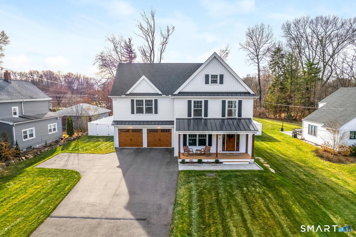 Image 3Front of House: Drone capture of front.