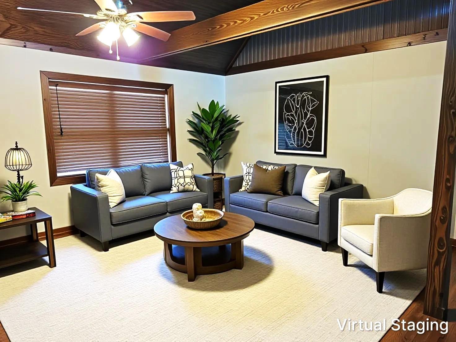 Image 4: Living Area Staged