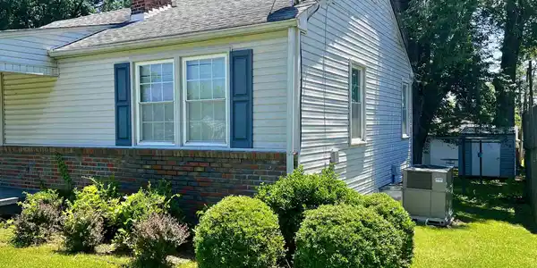 Image 3: Right Side of House  & HVAC