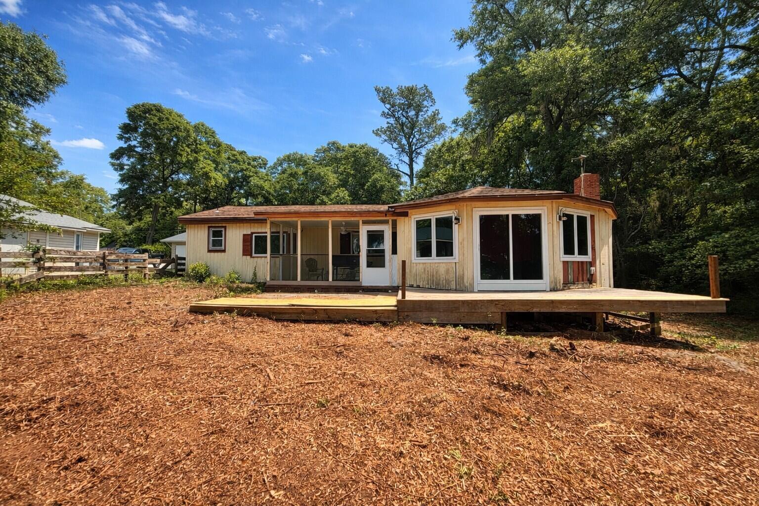 Image 1: Lake side of home