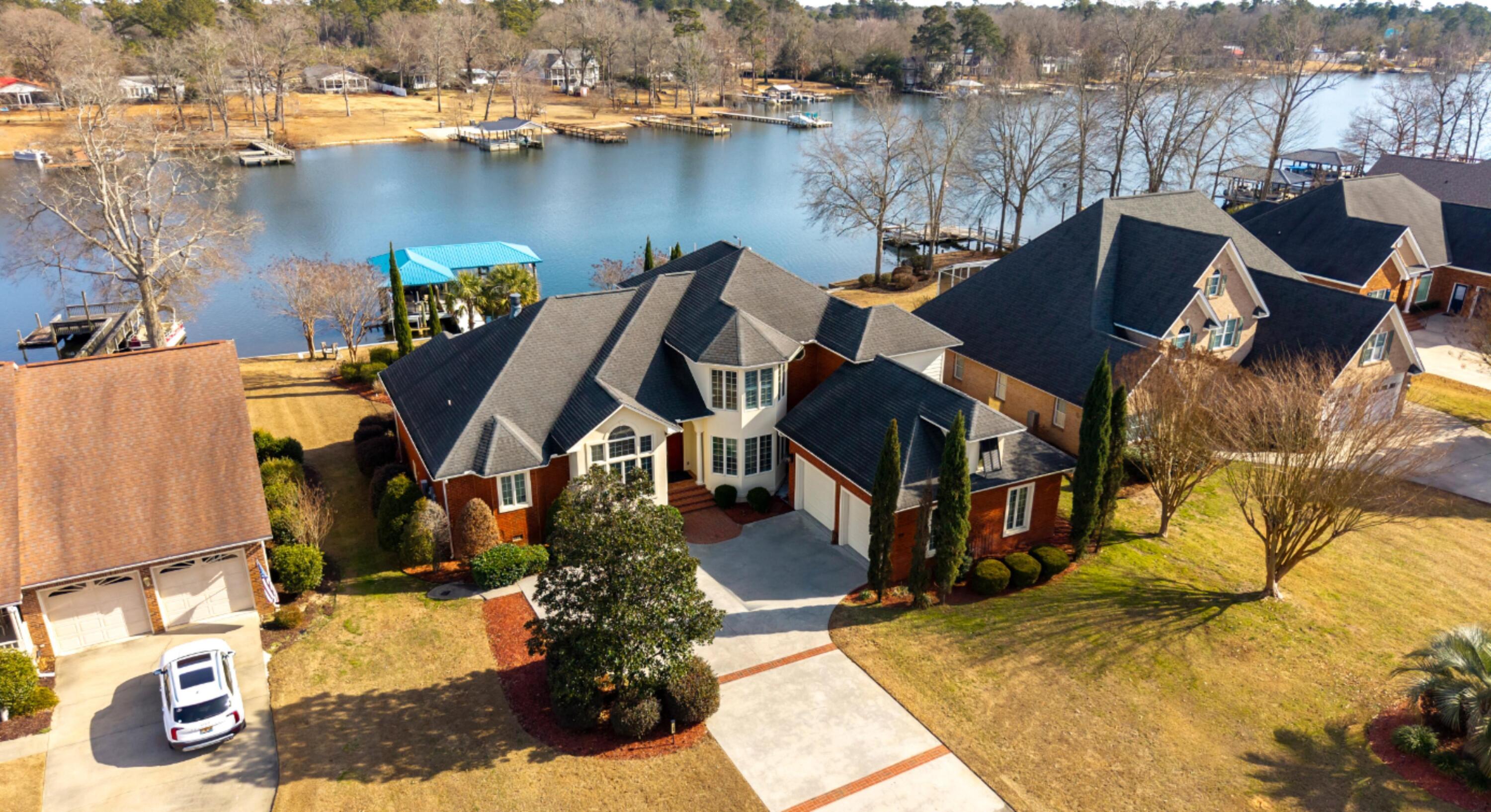 Image 3: AERIAL FRONT OF HOME