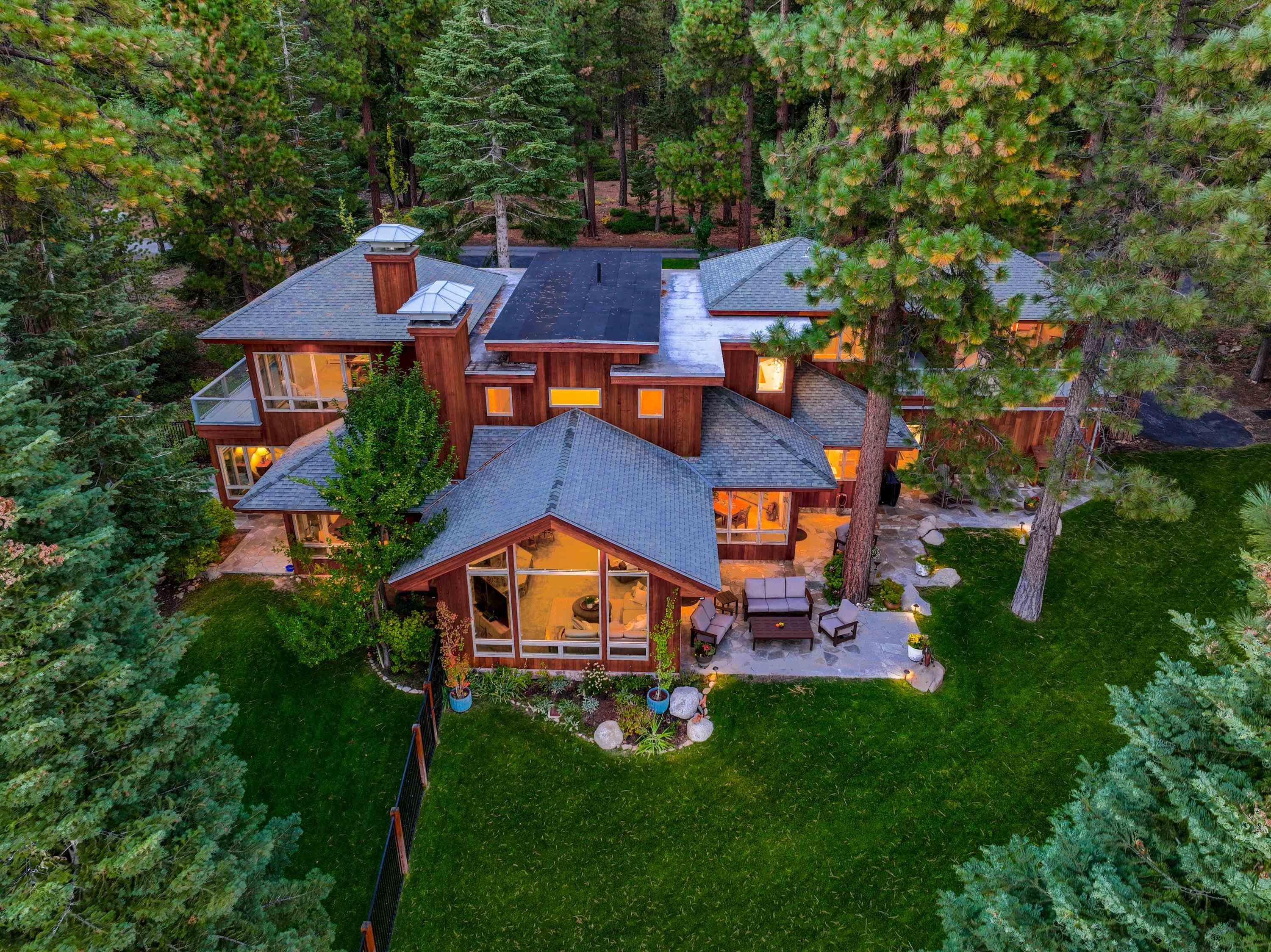 Image 3: Aerial View of Home