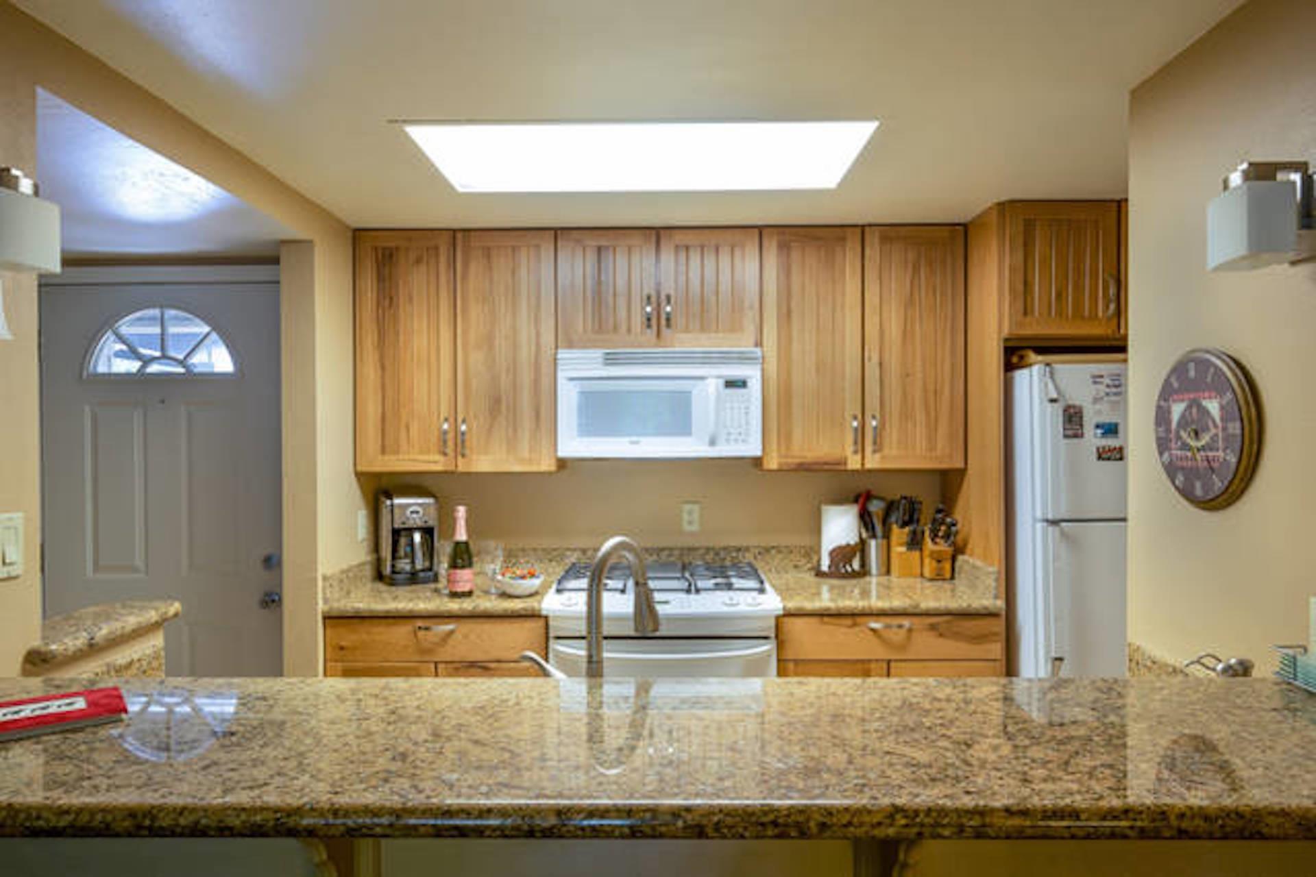 Image 3: Proof you can have granite counters, income potential, and still afford lift tickets., Granite Counters