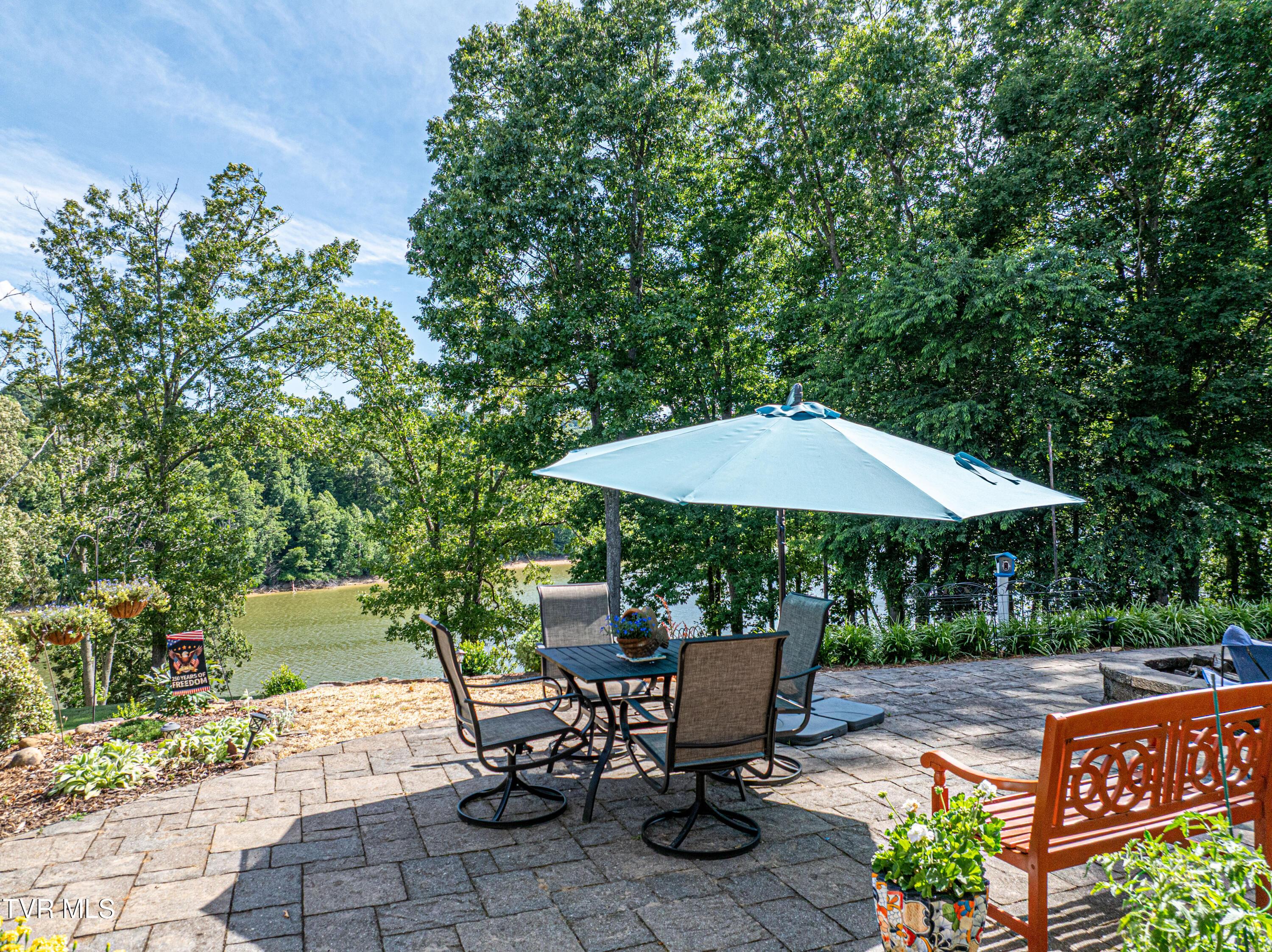 Image 3: Patio with firepit