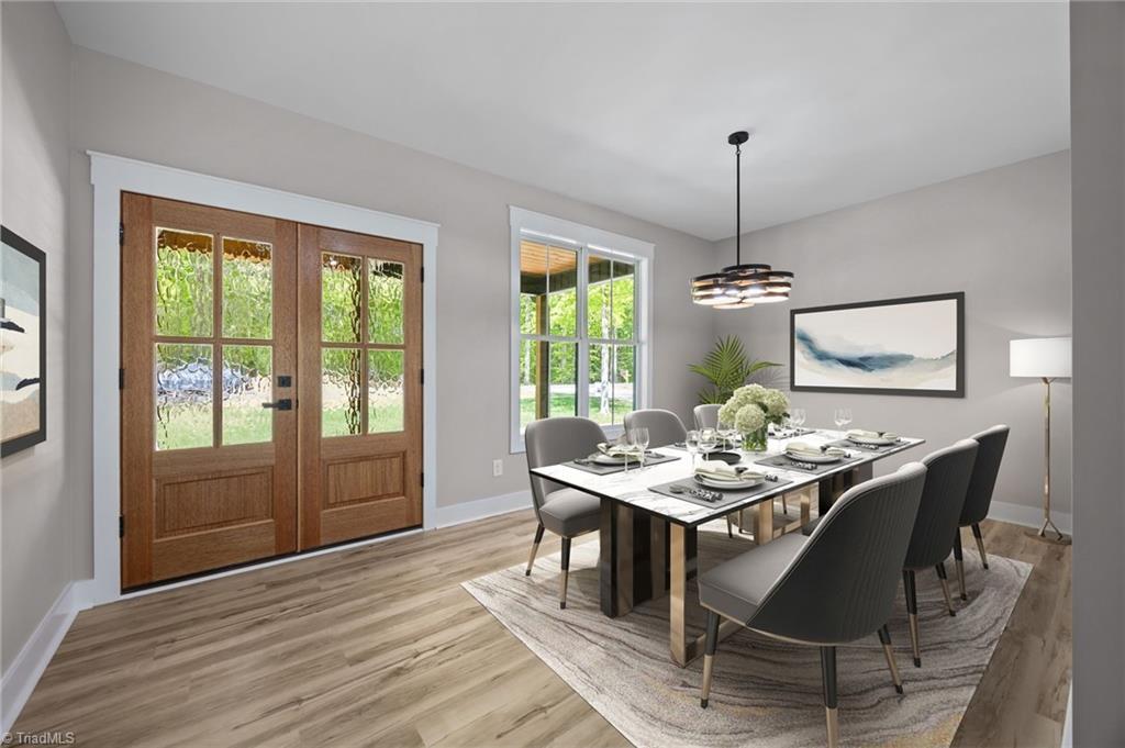 Image 4: Staged Dining Room