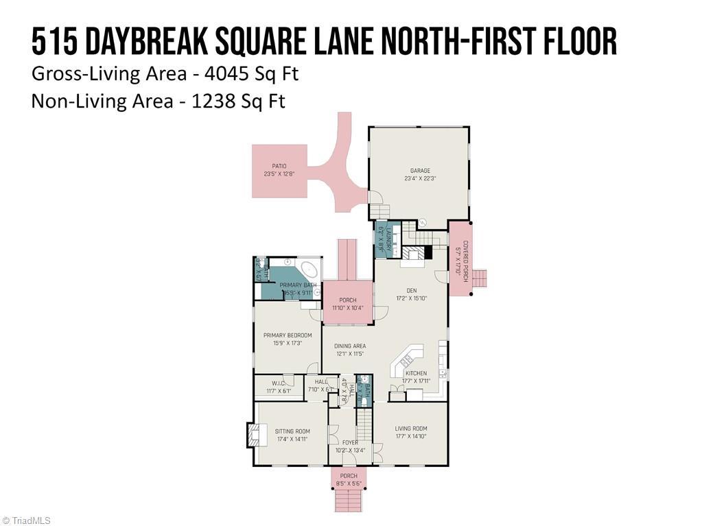 Image 4: Main Level Floorplan.