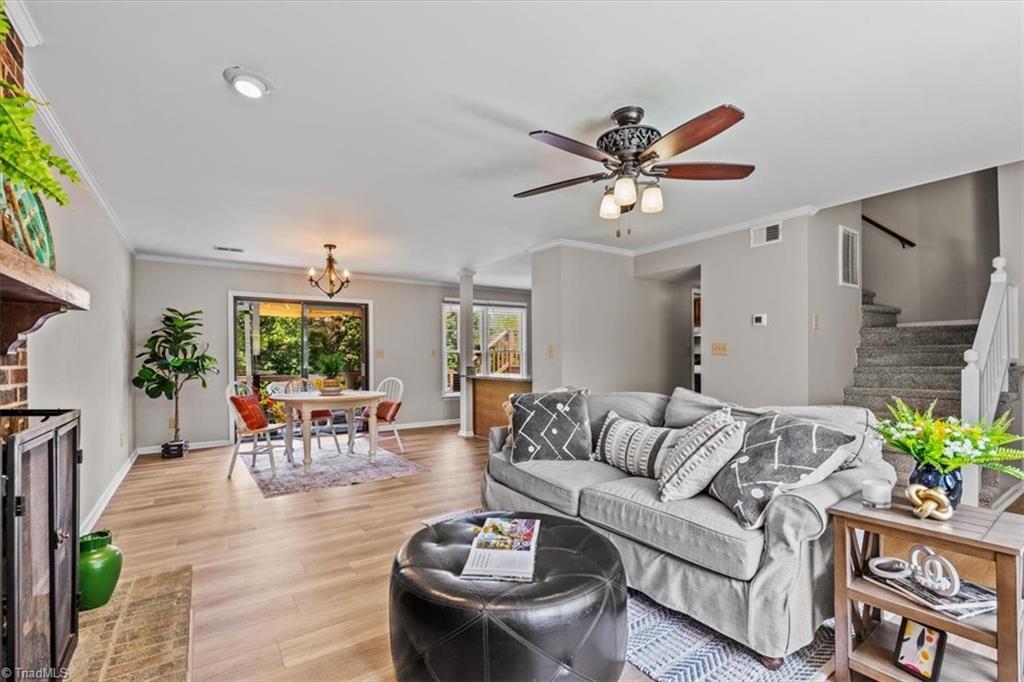 Image 3: Open Living and Dining rooms