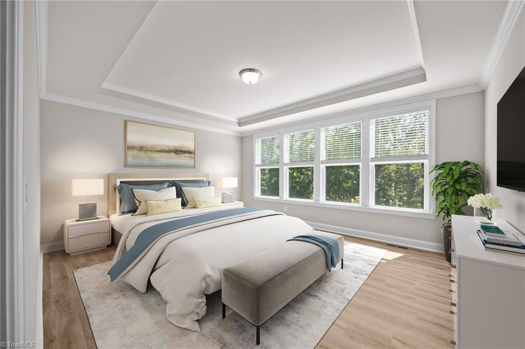Image 3: Virtually staged Primary Bedroom