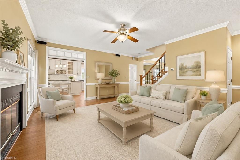Image 3: LIVING ROOM - VIRTUALLY STAGED
