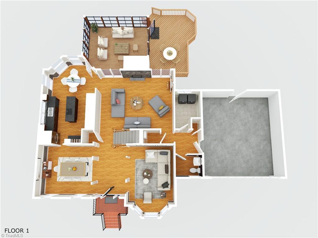 Image 4: 1st Floor 3D Layout