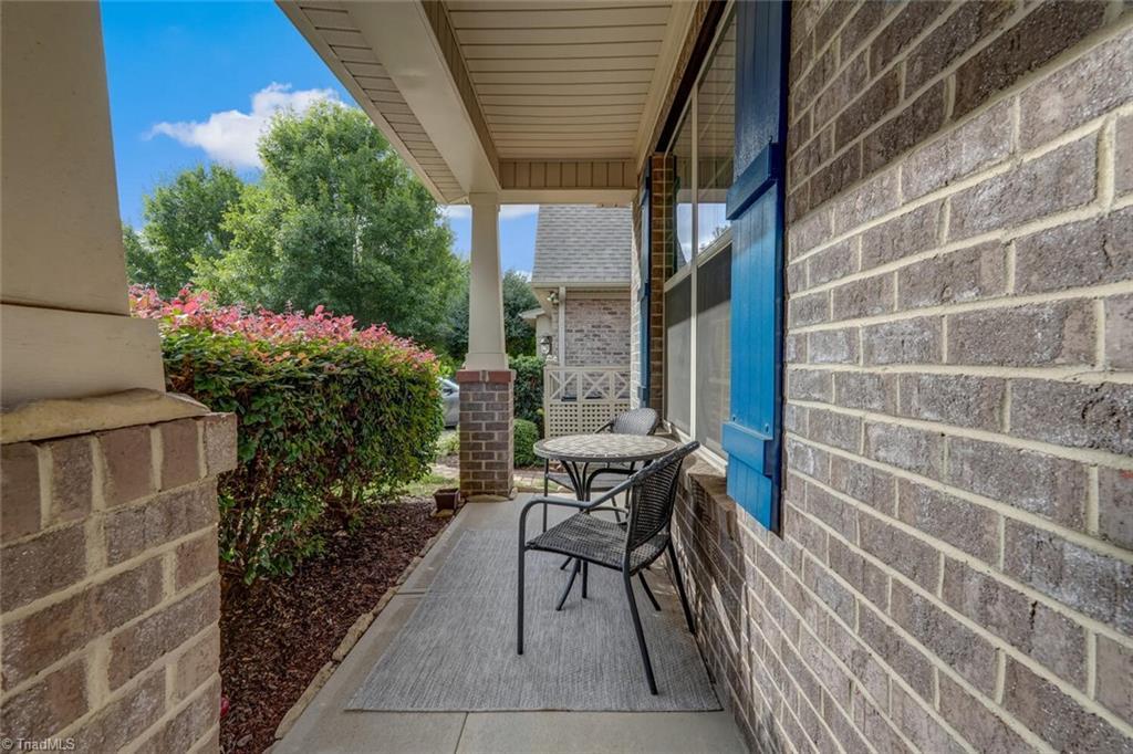 Image 3: Well designed covered front porch great for morning coffee