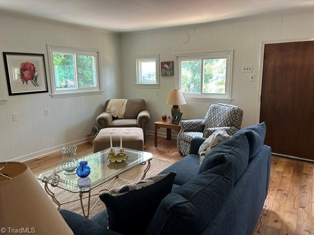 Image 3: Sofa is new. Recliner just got a new matching dress.