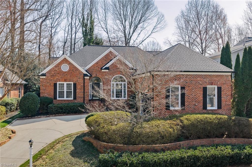 Image 1: Lovely all-brick home in Cape May neighborhood of Lake Jeanette.  Recently painted exterior and new gutters give the home a fresh new look.