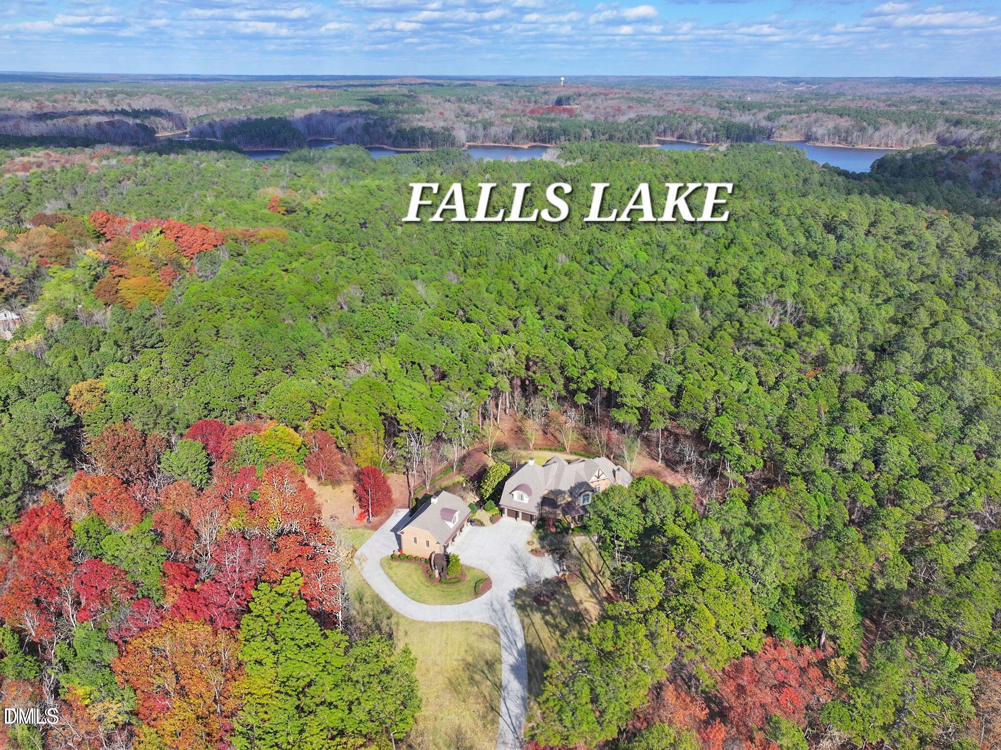 Image 1: Falls Lake Aerial