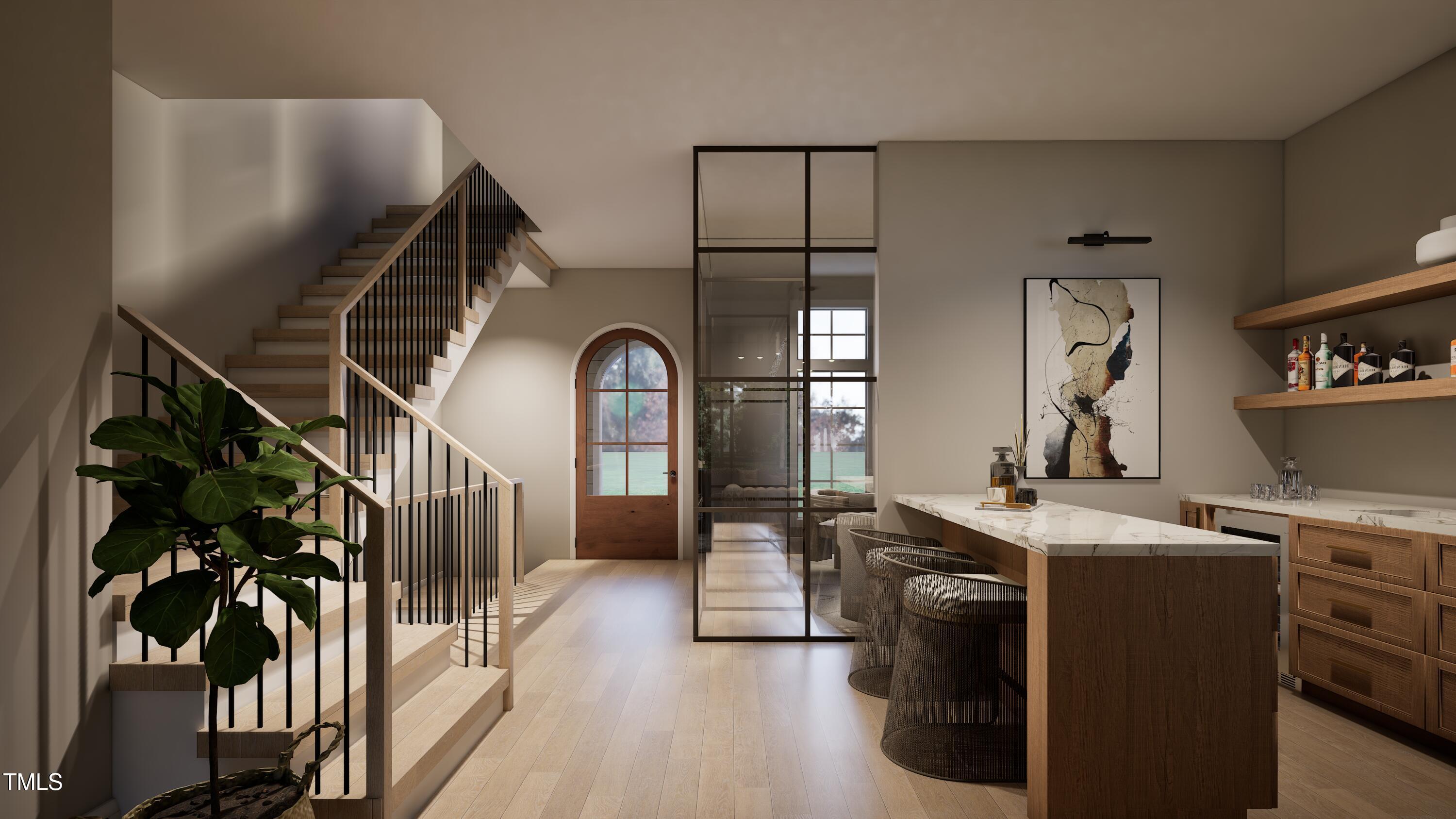 Image 3: Foyer w/Opt Wet Bar