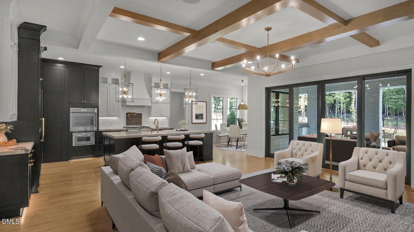Image 3: Living Room to Kitchen