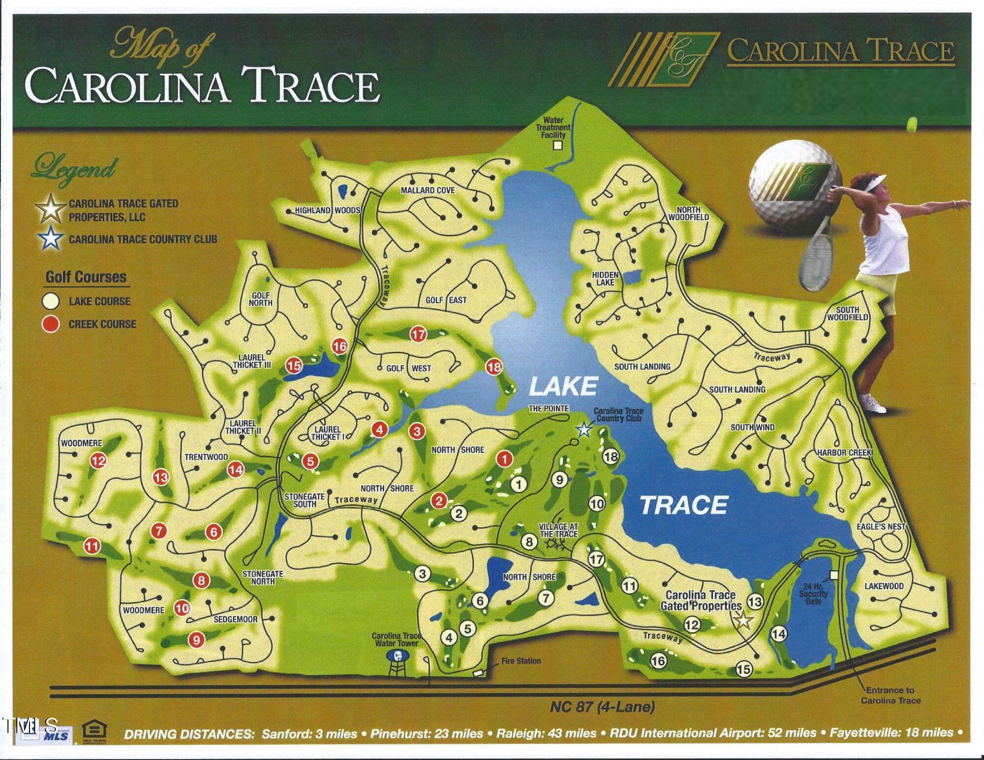 Image 4: Carolina Trace Map