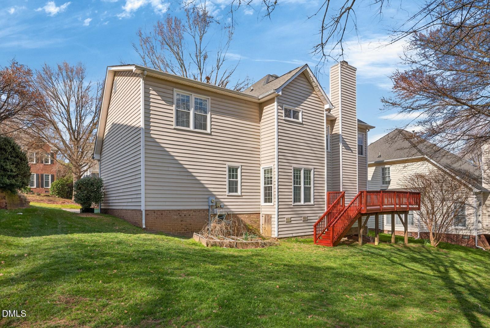 Image 4: Rear Elevation - with large backyard